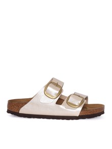 BIRKENSTOCK Arizona Big Buckle gracef. pearl white, Birko Flor, S
