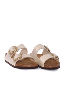 BIRKENSTOCK Arizona Big Buckle gracef. pearl white, Birko Flor, S