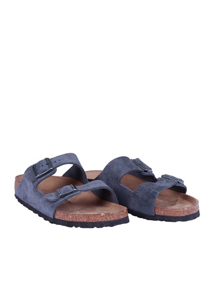 BIRKENSTOCK Arizona charcoal, Suede Leather, S