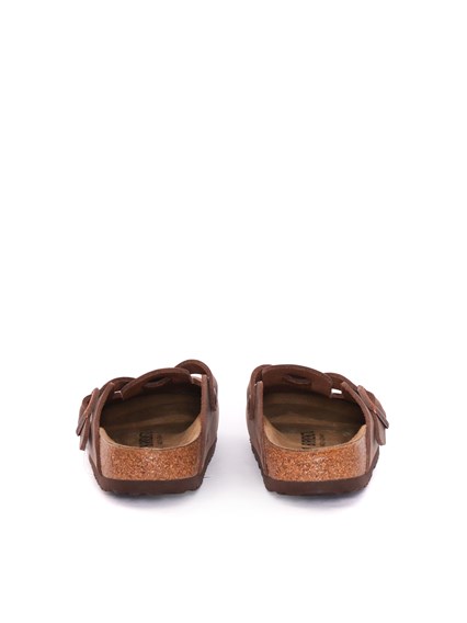 BIRKENSTOCK Boston habana, Oiled Leather, S
