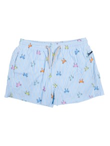 Mc2 Saint Barth JEAN LIGHTING STRETCH-PINCHY MULTI STRIPES 30