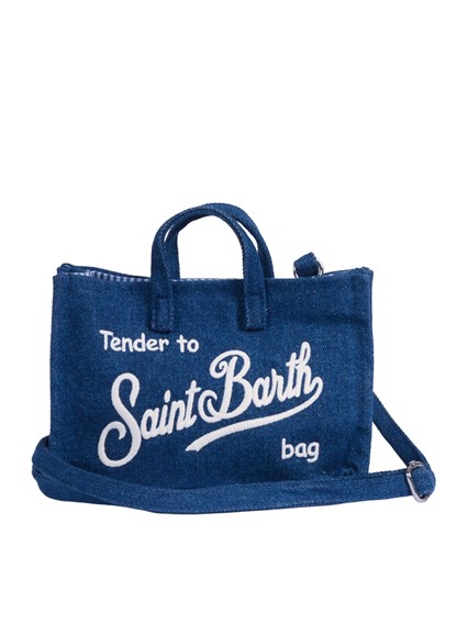 Mc2 Saint Barth PHONE BAG DENIM-DENIM EMB