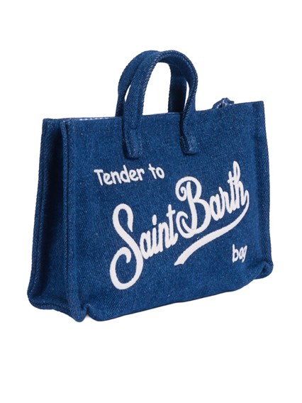 Mc2 Saint Barth PHONE BAG DENIM-DENIM EMB