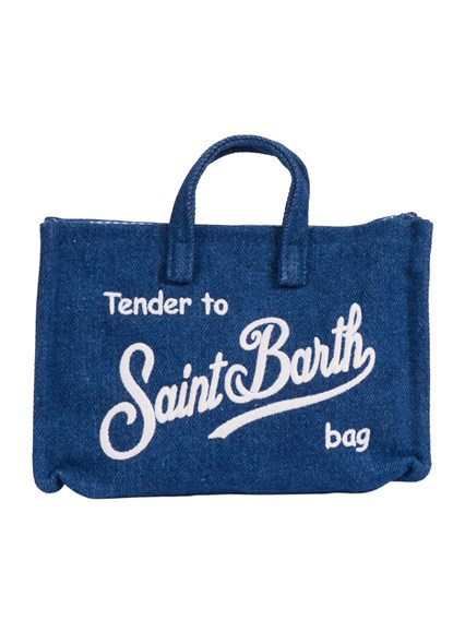 Mc2 Saint Barth PHONE BAG DENIM-DENIM EMB