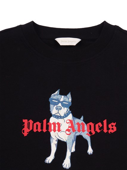 PALM ANGELS KIDS PALM DOG REG.TSHIRT BOY