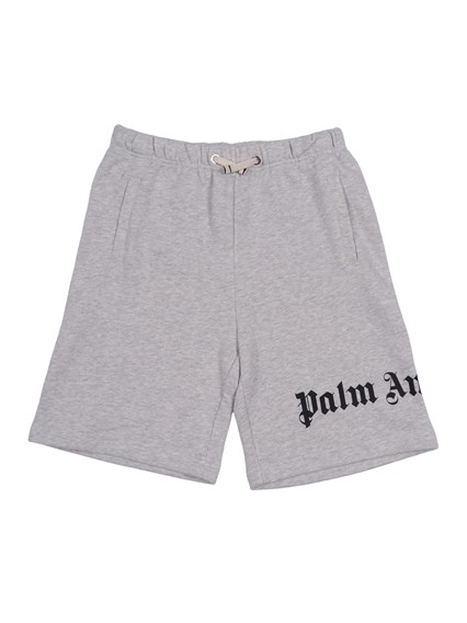 PALM ANGELS KIDS OVERLOGO SWEATSHORT BOY