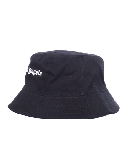PALM ANGELS KIDS LOGO BUCKET HAT BOY