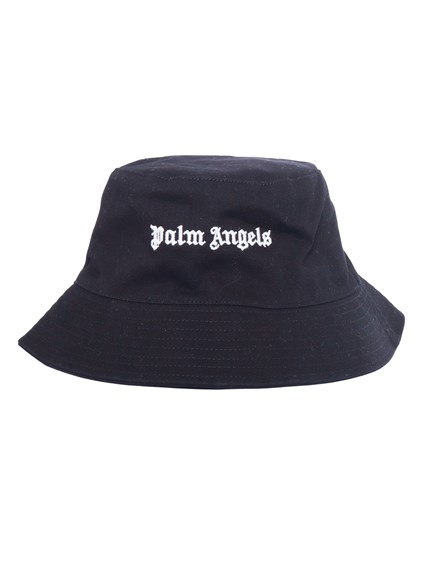 PALM ANGELS KIDS LOGO BUCKET HAT BOY