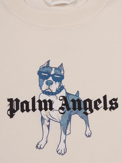 PALM ANGELS KIDS PALM DOG REG.TSHIRT BOY
