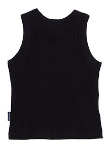 PALM ANGELS KIDS LOGO RIB TANK TOP GIRL