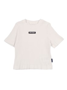 PALM ANGELS KIDS LOGO RIB BABY TEE S/S GIRL