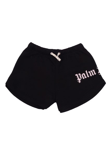 PALM ANGELS KIDS OVERLOGO SWEAT SHORT GIRL