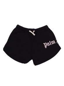 PALM ANGELS KIDS OVERLOGO SWEAT SHORT GIRL