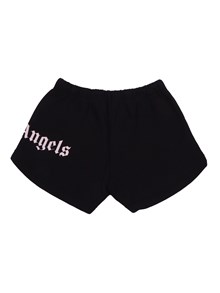 PALM ANGELS KIDS OVERLOGO SWEAT SHORT GIRL