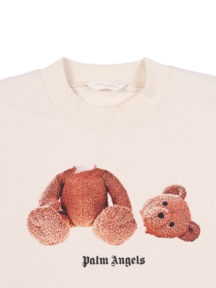 PALM ANGELS KIDS PALM ANGELS BEAR CREWNECK BOY