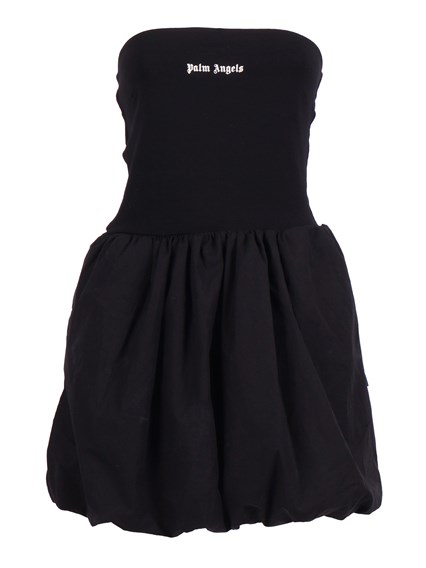 PALM ANGELS KIDS LOGO HYBRID BALOON DRESS GIRL
