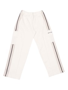 PALM ANGELS KIDS TRACK WIDE LEG CARGO PANT GIRL