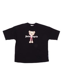 PALM ANGELS KIDS PA MASCOTTE BEAR OVER TEE S/S GIRL