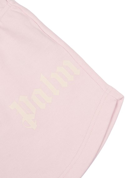 PALM ANGELS KIDS OVERLOGO SWEAT SHORT GIRL