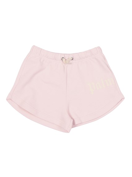 PALM ANGELS KIDS OVERLOGO SWEAT SHORT GIRL