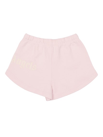 PALM ANGELS KIDS OVERLOGO SWEAT SHORT GIRL