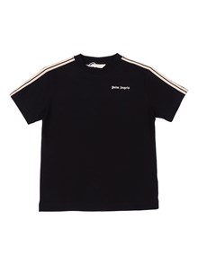 PALM ANGELS KIDS PA MINITRACK REG. T-SHIRT S/S BLACK OFF WHITE