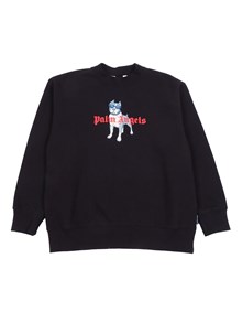 PALM ANGELS KIDS PALM DOG REG CREWNECK  BOY