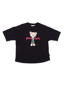 PALM ANGELS KIDS PA MASCOTTE BEAR OVER TEE BOY