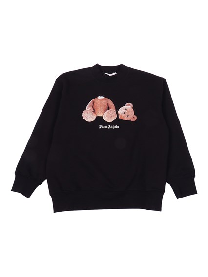PALM ANGELS KIDS PALM ANGELS BEAR CREWNECK BOY