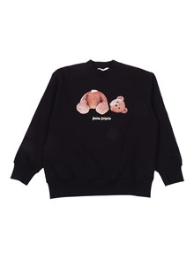 PALM ANGELS KIDS PALM ANGELS BEAR CREWNECK BOY