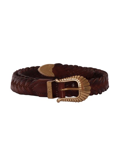 ALBERTO LUTI Garment-dyed braided belt