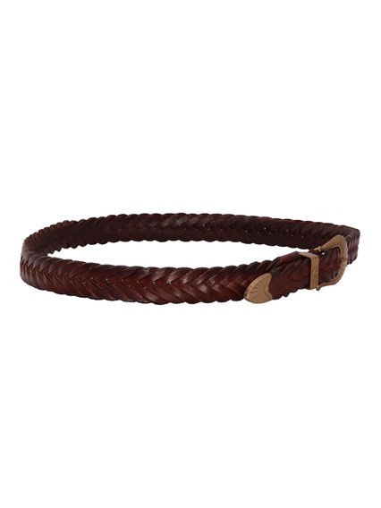 ALBERTO LUTI Garment-dyed braided belt