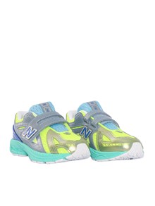 NEW BALANCE Kids Scarpa Kids Lifestyle ALKALINE GREEN / BLUE BIRD Synthetic