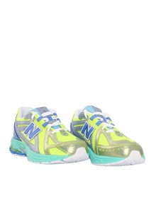 NEW BALANCE Kids Scarpa Kids Lifestyle ALKALINE GREEN / BLUE BIRD Synthetic