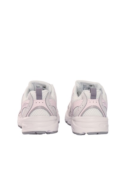 NEW BALANCE Kids Scarpa Kids Lifestyle GREY MATTER / PINK SALT Leather