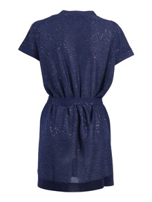 Kangra Cashmere GILET LUNGO CON MICROPAILLETTES