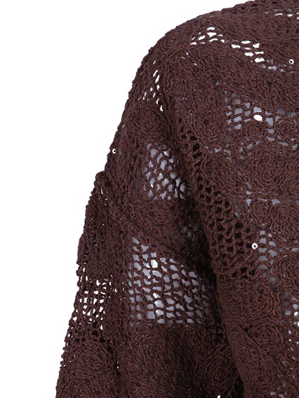Kangra Cashmere COREANA RICAMO CORNELY +PAILLETTES