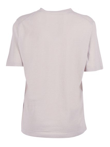 Kangra Cashmere Short-sleeved fully-fashioned crew neck sweater