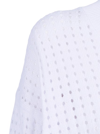 Kangra Cashmere PULLOVER A RETE MANICA  LUNGA