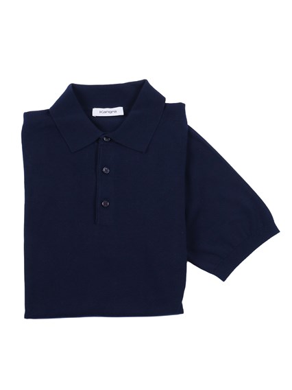 Kangra Cashmere POLO CON BOTTONI RASATA CALATA