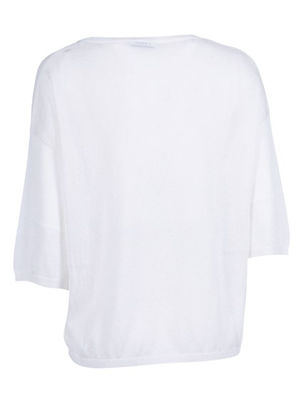 Kangra Cashmere Short-sleeved lurex sweater