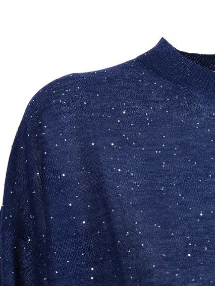 Kangra Cashmere SERAFINO CON BOTTONI  E MICROPAILLETTES