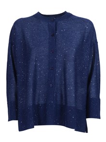 Kangra Cashmere SERAFINO CON BOTTONI  E MICROPAILLETTES