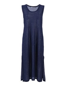 Kangra Cashmere ABITO SMANICATO LUNGO +M-PAILLETTES