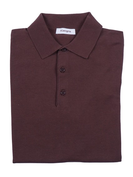 Kangra Cashmere POLO CON BOTTONI RASATA CALATA