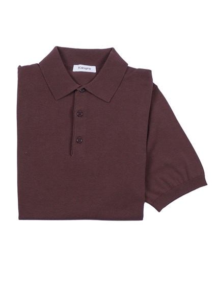 Kangra Cashmere POLO CON BOTTONI RASATA CALATA
