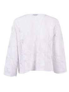 Kangra Cashmere GIROCOLLO RICAMO CORNELY +PAILLETTES