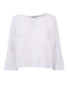 Kangra Cashmere GIROCOLLO RICAMO CORNELY +PAILLETTES