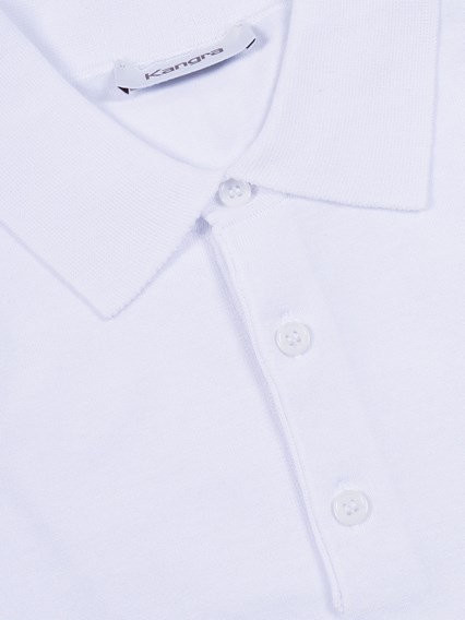 Kangra Cashmere POLO CON BOTTONI RASATA CALATA