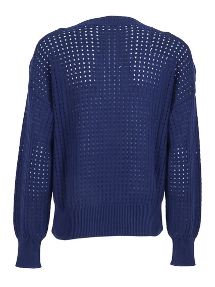 Kangra Cashmere PULLOVER A RETE MANICA  LUNGA